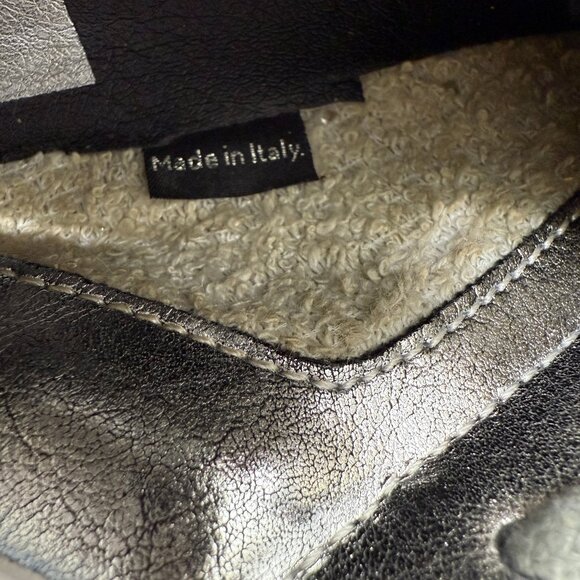 P488 John Low Top Made In Italy Distressed Lace Up Women's Sneaker size 37 / 7 - Picture 11 of 13